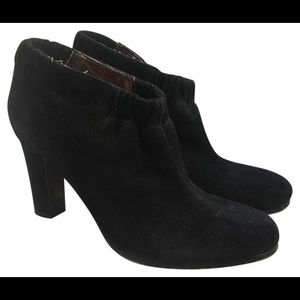 Sam Edelman "Simone" black suede bootie preowned